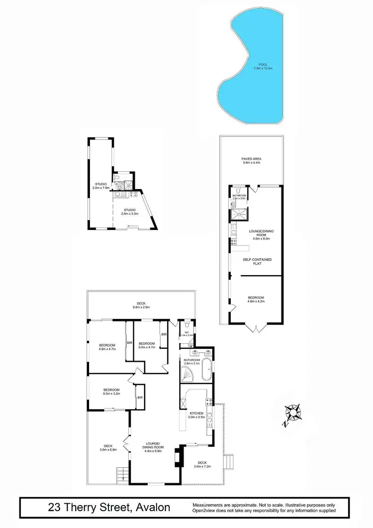 Floorplan of Homely house listing, 23 Therry Street, Avalon Beach NSW 2107