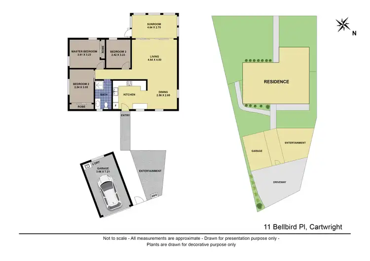 Floorplan of Homely house listing, 11 Bellbird Place, Cartwright NSW 2168