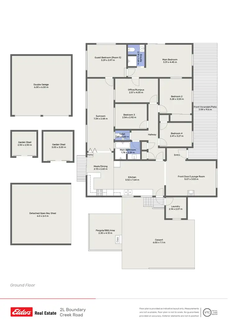 Floorplan of Homely rural property listing, 2L Boundary Creek Road, Dubbo NSW 2830