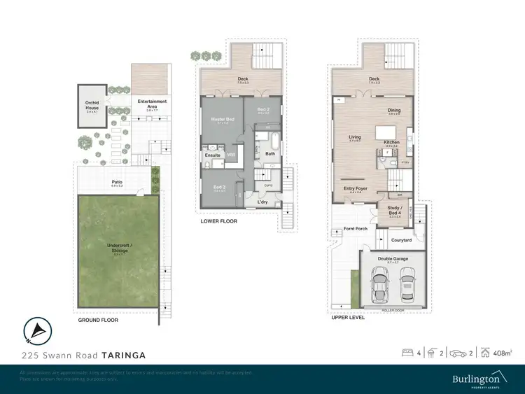 Floorplan of Homely house listing, 225 Swann Road, Taringa QLD 4068