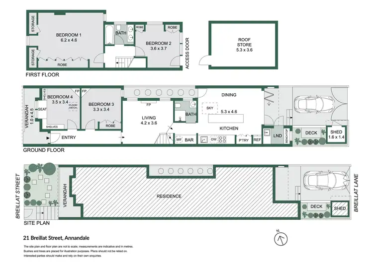 Floorplan of Homely house listing, 21 Breillat Street, Annandale NSW 2038