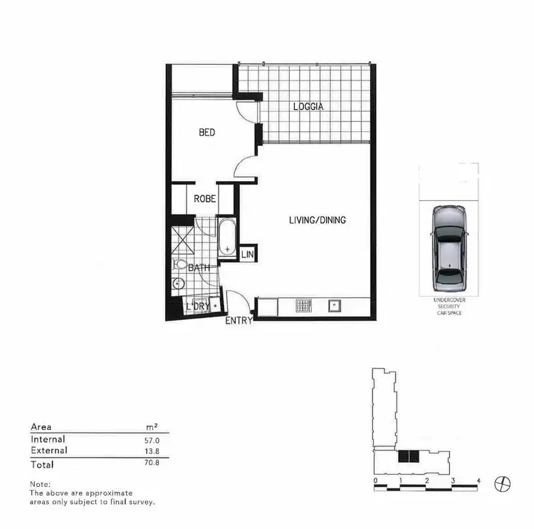 Floorplan of Homely apartment listing, 55/4 Alexandra Drive, Camperdown NSW 2050