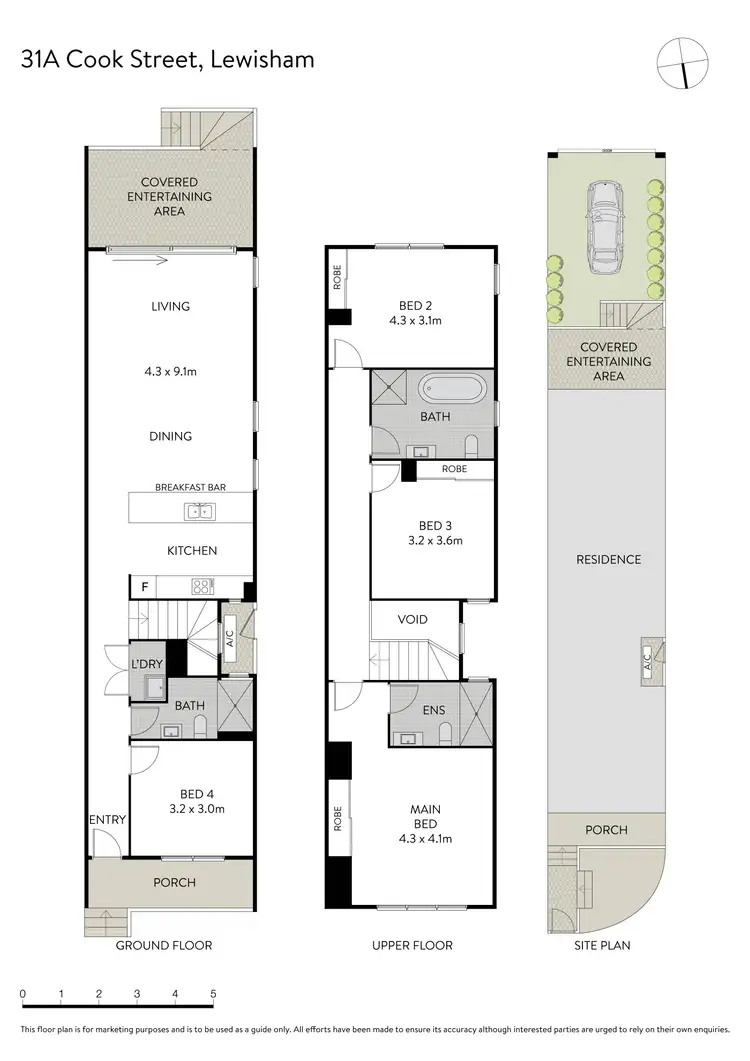 Floorplan of Homely house listing, 31A Cook Street, Lewisham NSW 2049