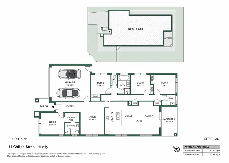 Floorplan of Homely house listing, 44 Chilula Street, Huntly VIC 3551