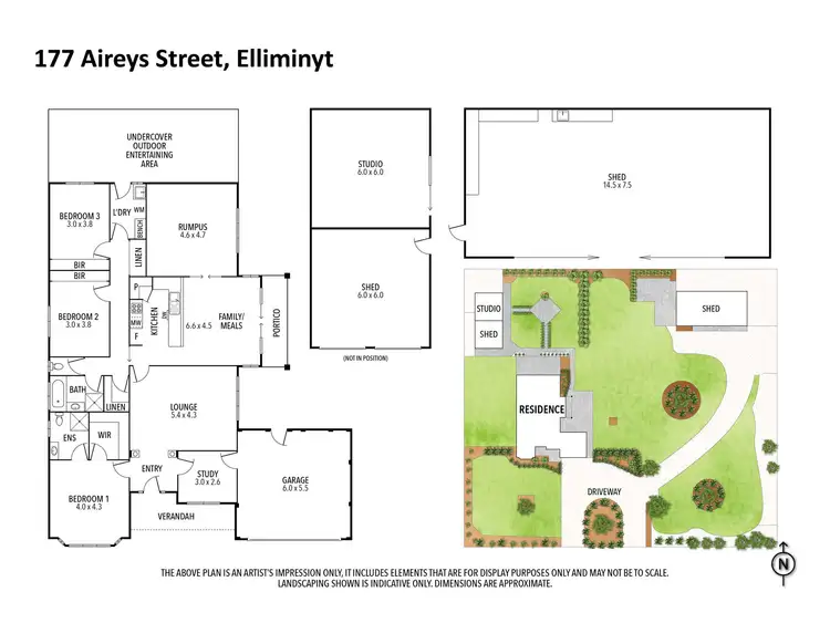 Floorplan of Homely house listing, 177 Aireys Street, Elliminyt VIC 3250