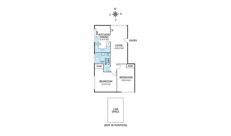 Floorplan of Homely apartment listing, 6/14 Albert Street, Abbotsford VIC 3067