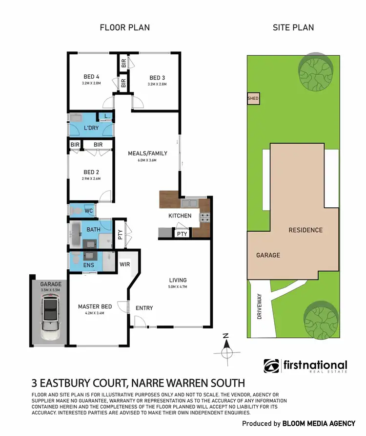 Floorplan of Homely house listing, 3 Eastbury Court, Narre Warren South VIC 3805