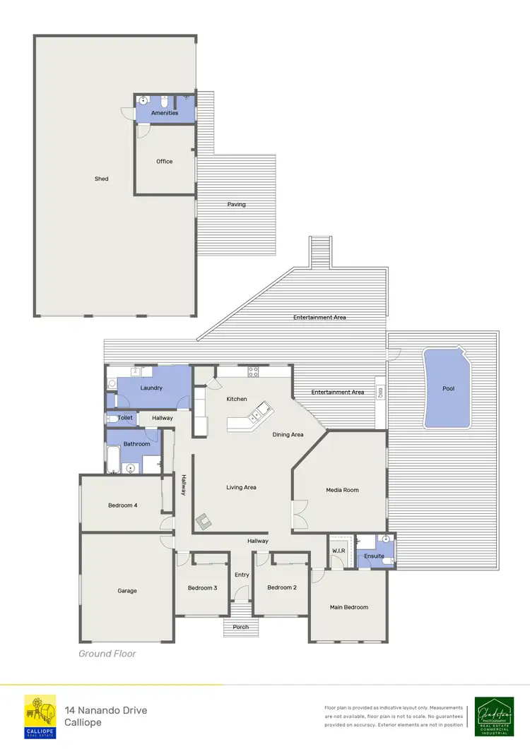Floorplan of Homely house listing, 14 Nanando Drive, Calliope QLD 4680