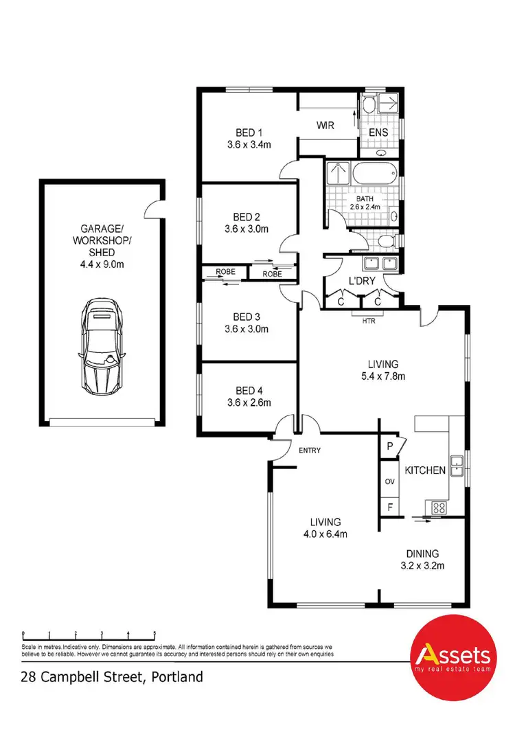 Floorplan of Homely house listing, 28 Campbell Street, Portland VIC 3305