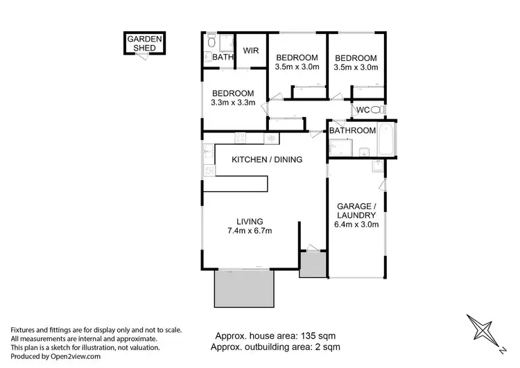Floorplan of Homely unit listing, 5/45 Hollyhock Drive, Kingston TAS 7050