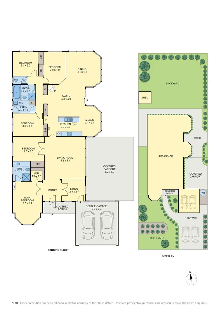 Floorplan of Homely house listing, 12 Galilee Court, New Gisborne VIC 3438