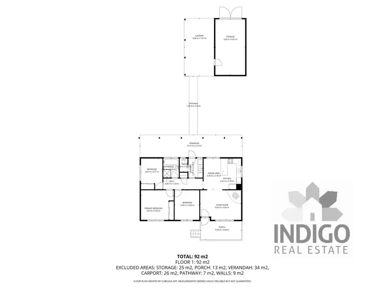 Floorplan of Homely house listing, 8 Isaacs Avenue, Yackandandah VIC 3749