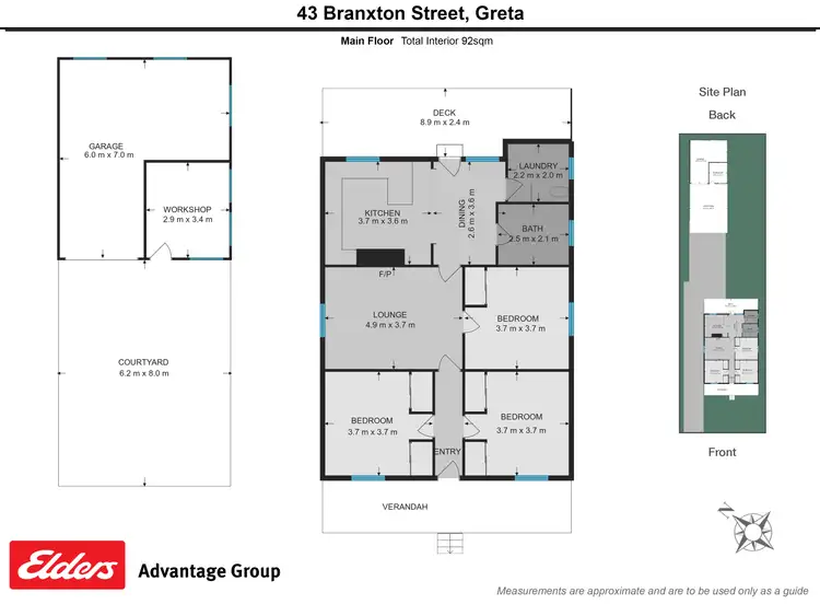 Floorplan of Homely house listing, 43 Branxton Street, Greta NSW 2334