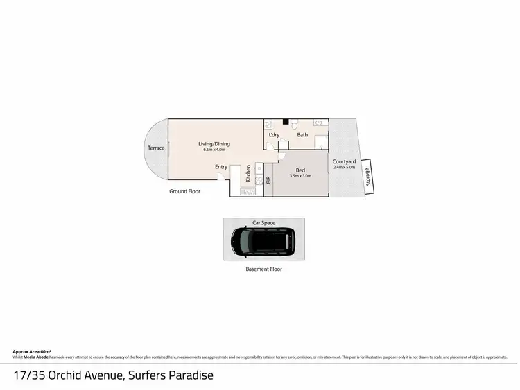 Floorplan of Homely apartment listing, 17/31 Orchid Avenue, Surfers Paradise QLD 4217