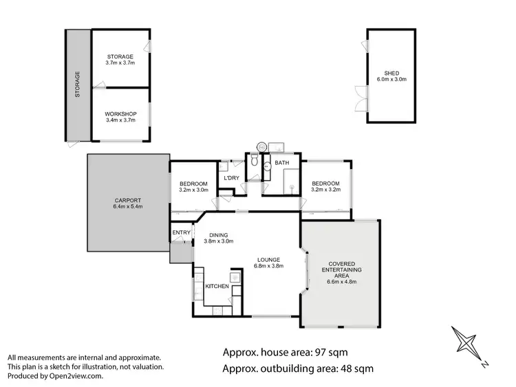 Floorplan of Homely house listing, 52 Winston Avenue, Seven Mile Beach TAS 7170