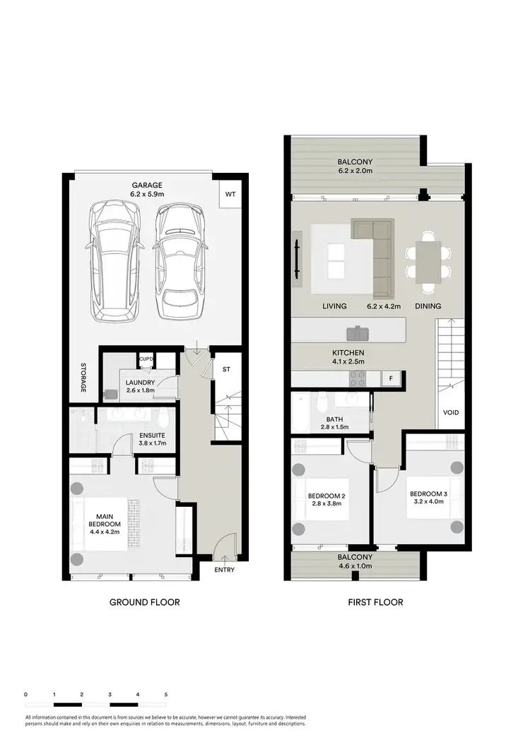 Floorplan of Homely townhouse listing, 7 Desbrowe Walk, Alphington VIC 3078