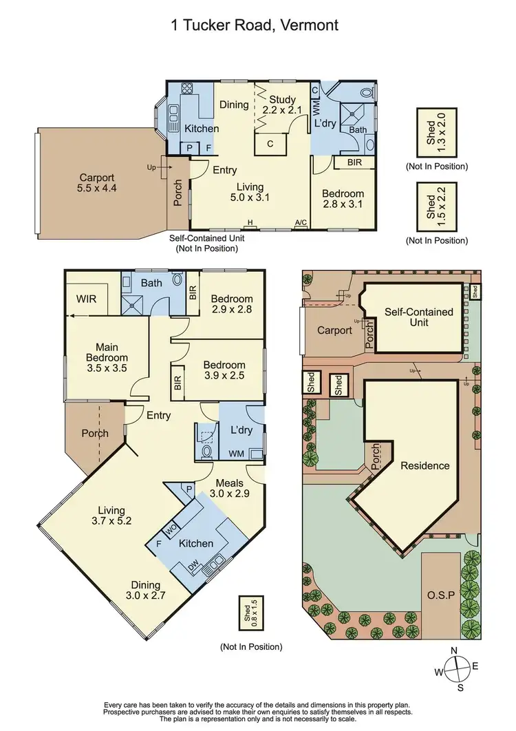 Floorplan of Homely house listing, 1 & 1A Tucker Road, Vermont VIC 3133