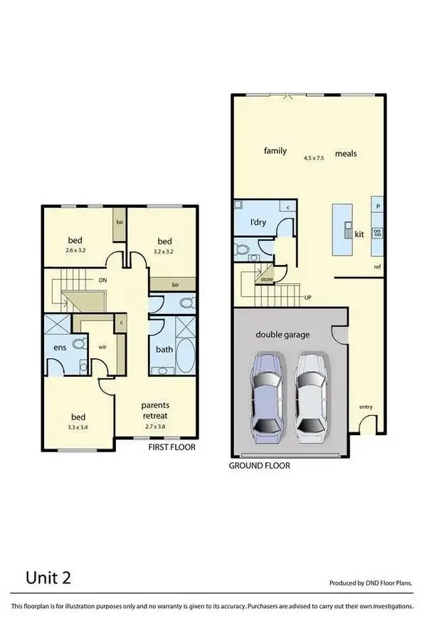 Floorplan of Homely townhouse listing, 36 Everard Avenue, Clyde North VIC 3978
