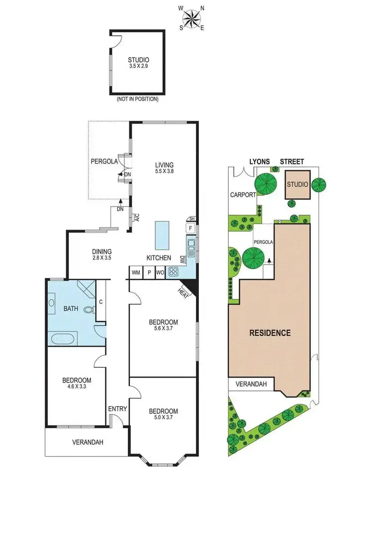 Floorplan of Homely house listing, 219 Esplanade West, Port Melbourne VIC 3207