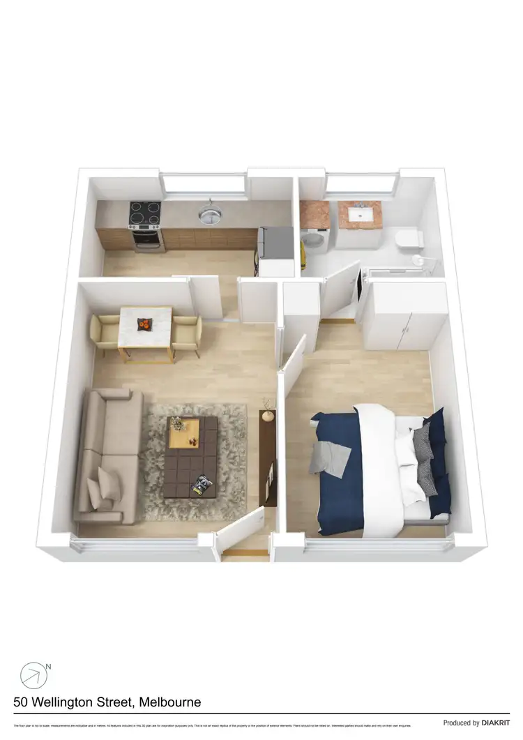 Floorplan of Homely apartment listing, 2/50 Wellington Street, St Kilda VIC 3182