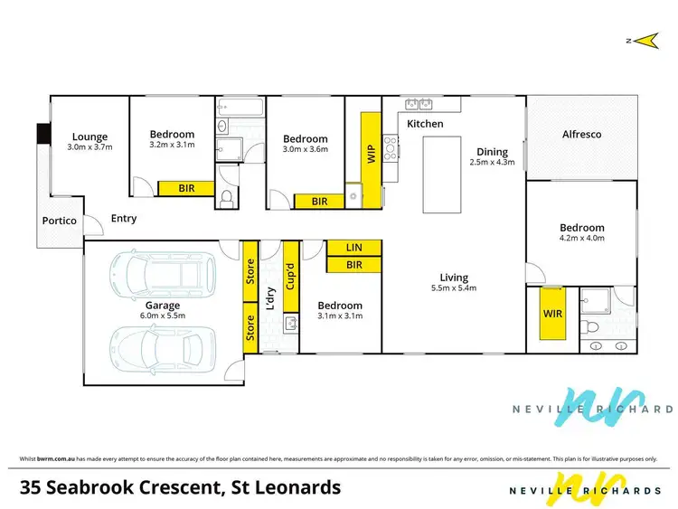 Floorplan of Homely house listing, 35 Seabrook Crescent, St Leonards VIC 3223
