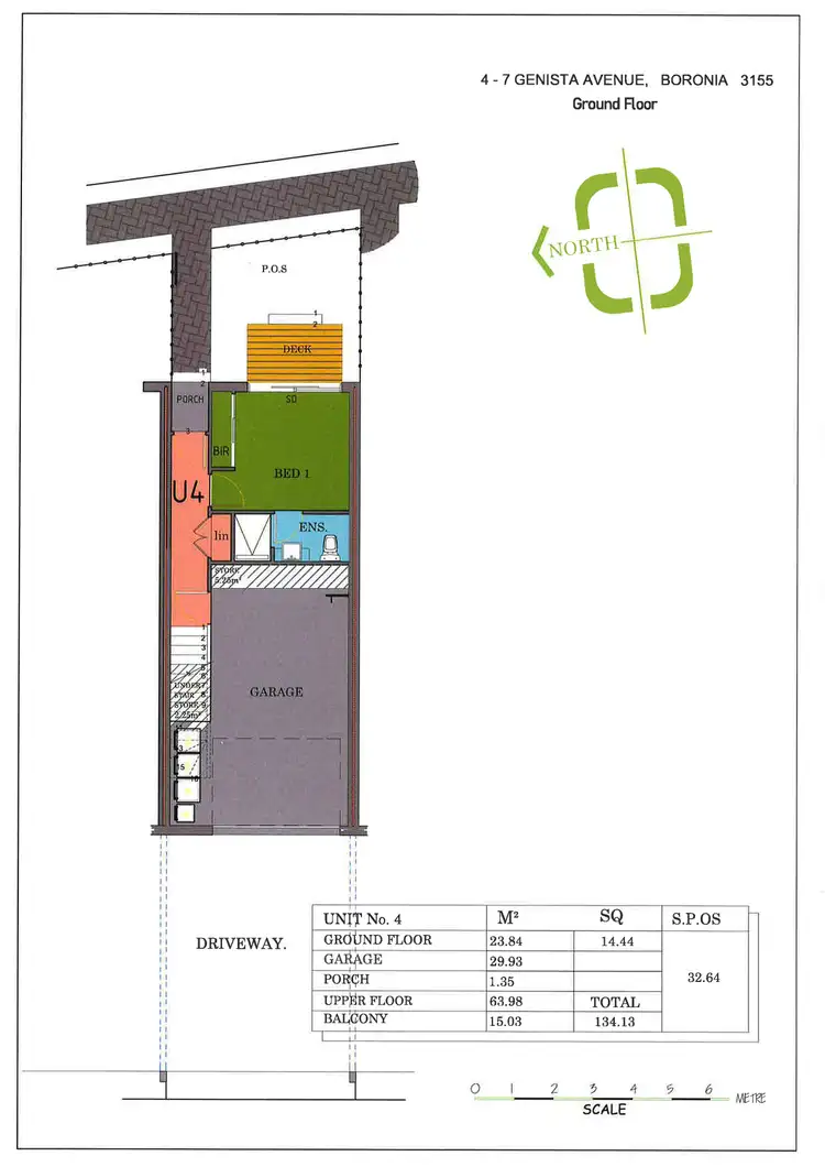 Floorplan of Homely townhouse listing, 4/7 Genista Avenue, Boronia VIC 3155