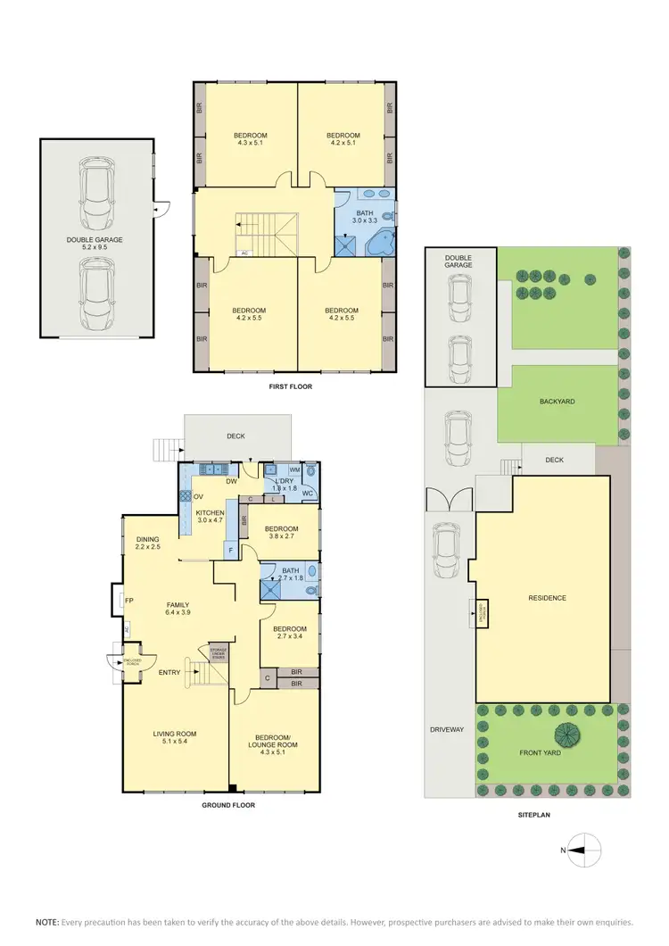 Floorplan of Homely house listing, 6 Sapphire Street, Essendon West VIC 3040