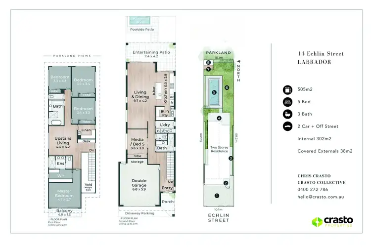 Floorplan of Homely house listing, 14 Echlin Street, Labrador QLD 4215