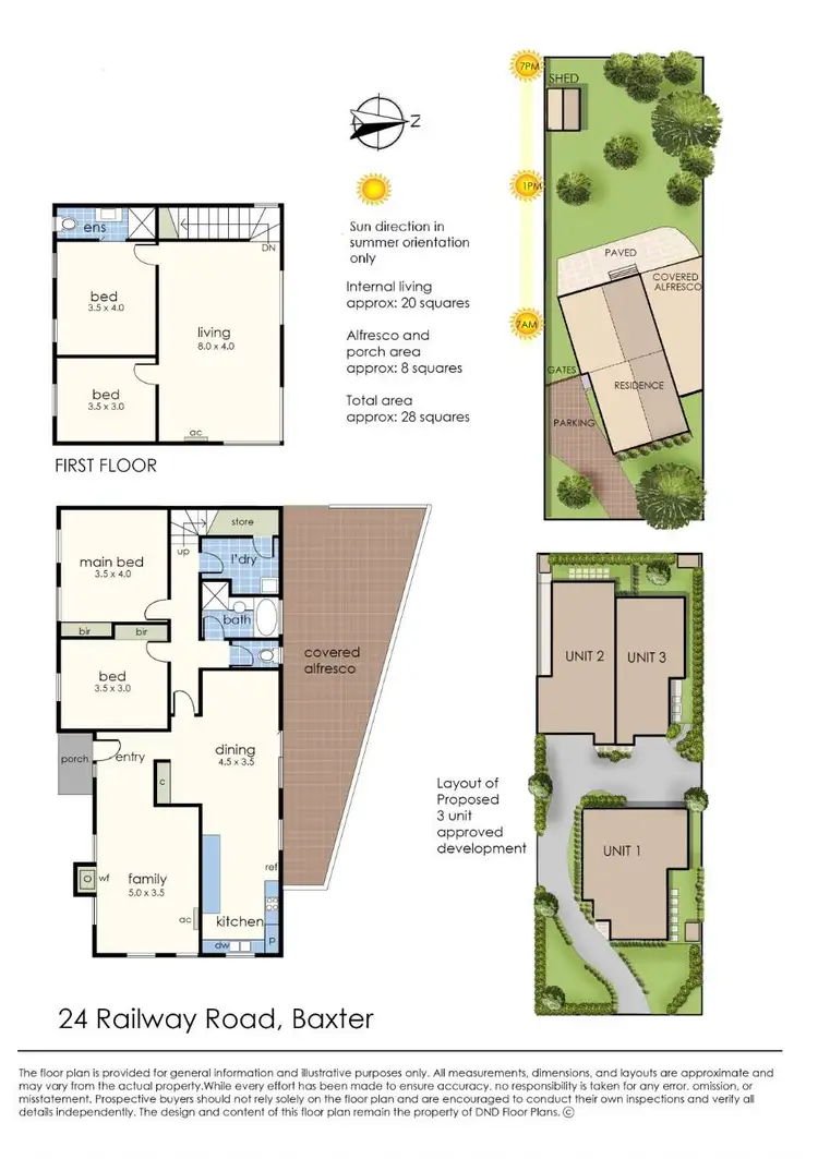 Floorplan of Homely house listing, 24 Railway Road, Baxter VIC 3911