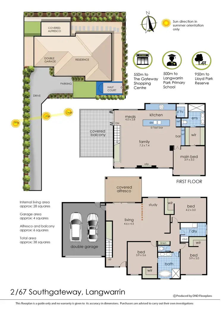 Floorplan of Homely house listing, 2/67 Southgateway, Langwarrin VIC 3910