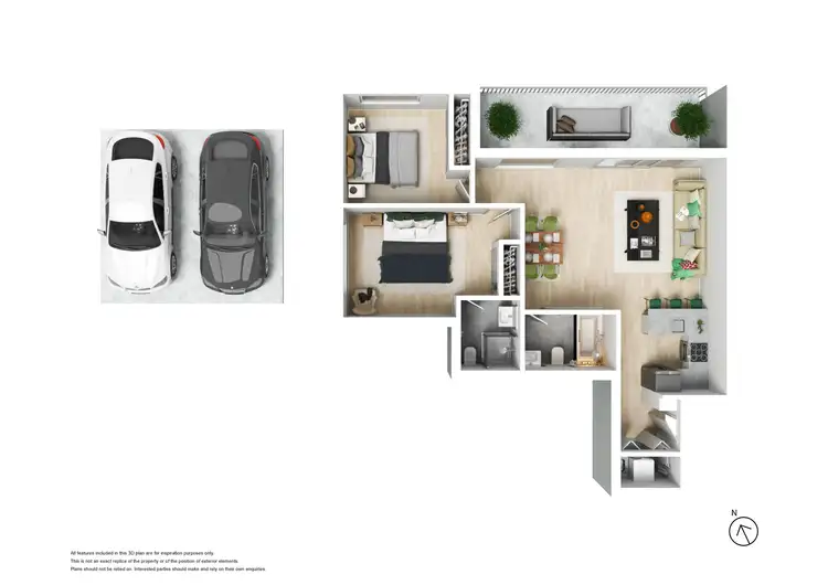 Floorplan of Homely apartment listing, 304/103 Bay Street, Brighton VIC 3186