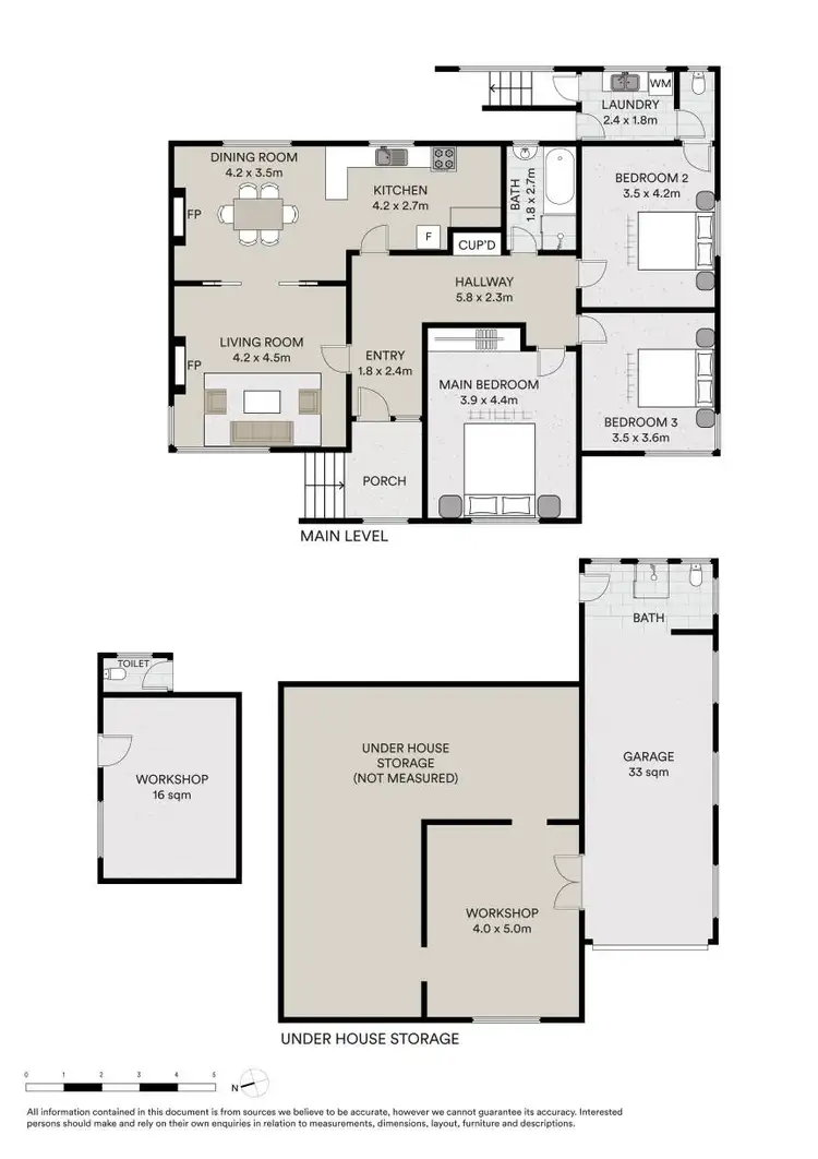 Floorplan of Homely house listing, 47A Lennox Avenue, Lutana TAS 7009