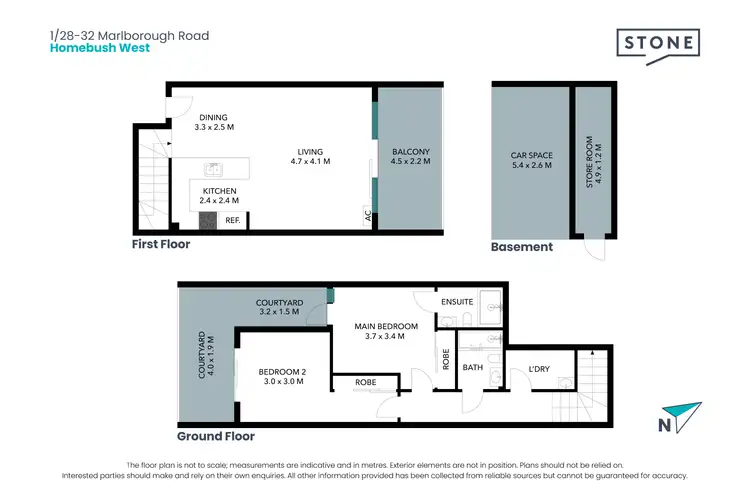 Floorplan of Homely apartment listing, 1/28-32 Marlborough Road, Homebush West NSW 2140