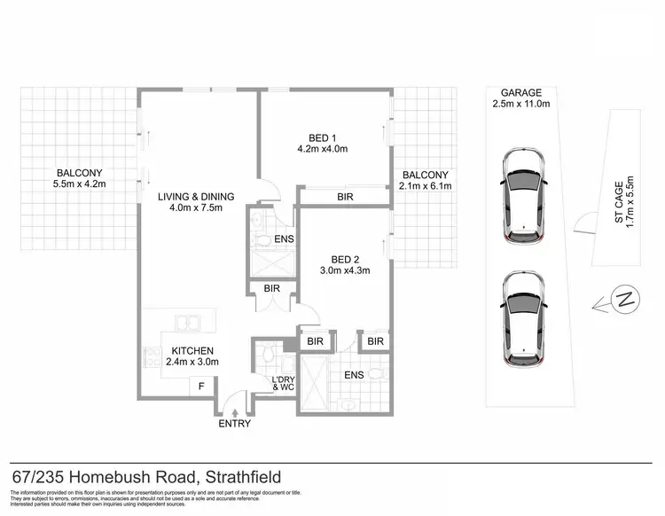Floorplan of Homely apartment listing, 67/235 Homebush Road, Strathfield NSW 2135