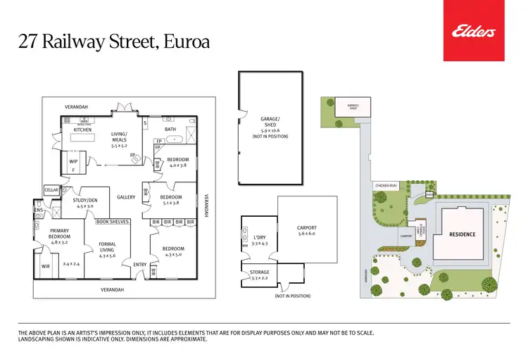 Floorplan of Homely house listing, 27 Railway Street, Euroa VIC 3666
