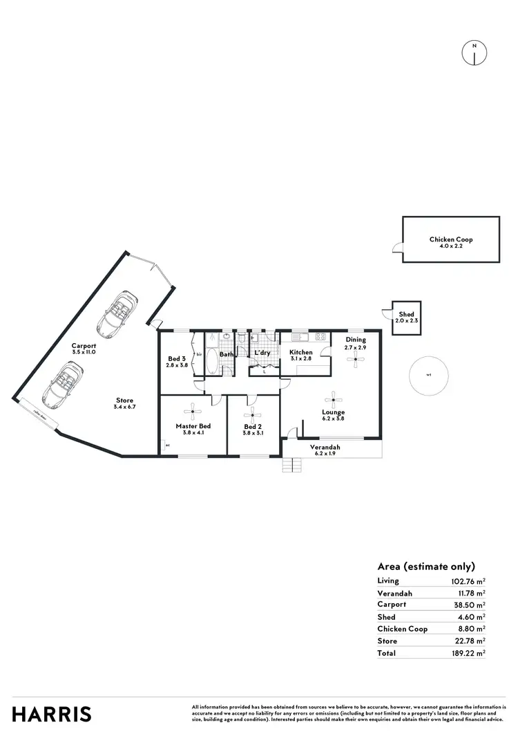Floorplan of Homely house listing, 3 Heddle Avenue, Murray Bridge SA 5253
