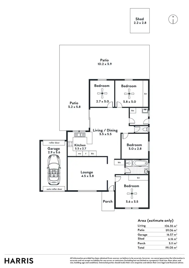 Floorplan of Homely house listing, 15 Fraser Street, Windsor Gardens SA 5087