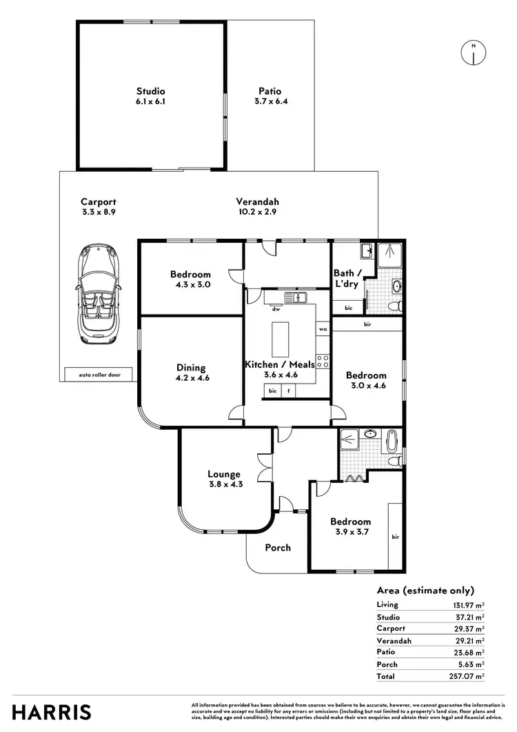 Floorplan of Homely house listing, 16 Shakespeare Avenue, Tranmere SA 5073
