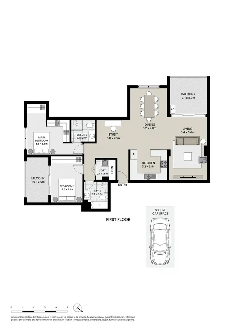 Floorplan of Homely apartment listing, 7/10-12 Belgrave Street, Kogarah NSW 2217