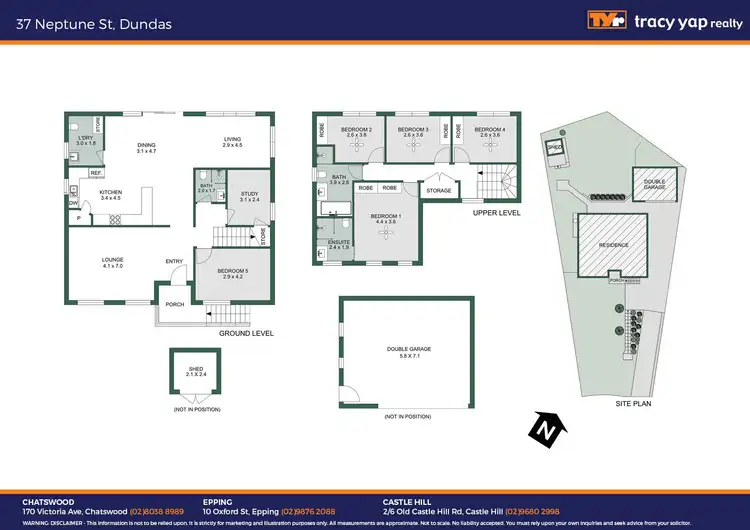 Floorplan of Homely house listing, 37 Neptune Street, Dundas Valley NSW 2117