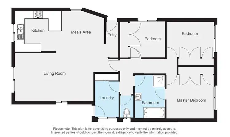 Floorplan of Homely townhouse listing, 2/8 John Court, North Albury NSW 2640
