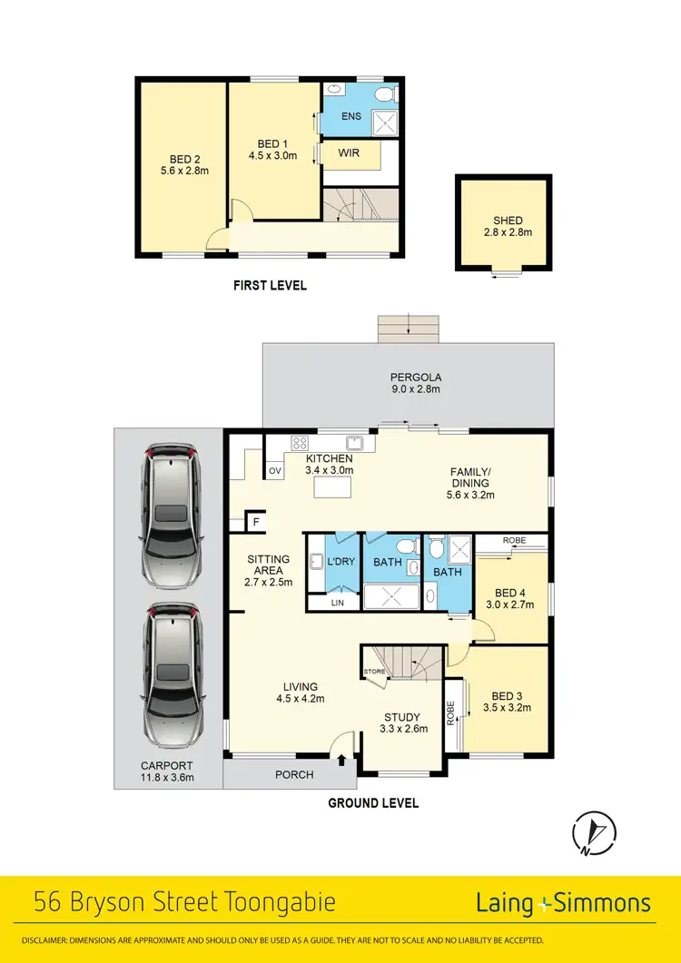 Floorplan of Homely house listing, 56 Bryson Street, Toongabbie NSW 2146