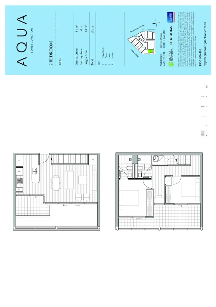 Floorplan of Homely apartment listing, 308/241 Oxford Street, Bondi Junction NSW 2022