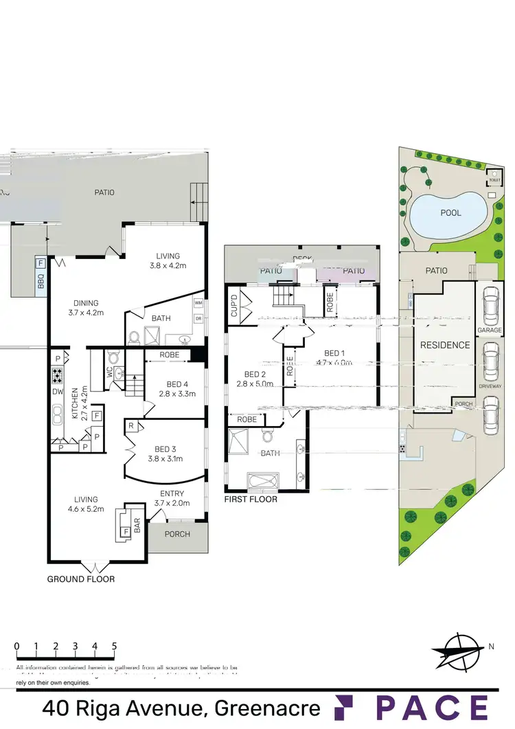 Floorplan of Homely house listing, 40 Riga Avenue, Greenacre NSW 2190