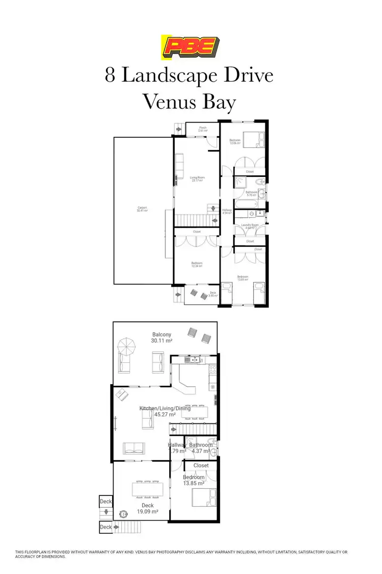 Floorplan of Homely house listing, 8 Landscape Drive, Venus Bay VIC 3956