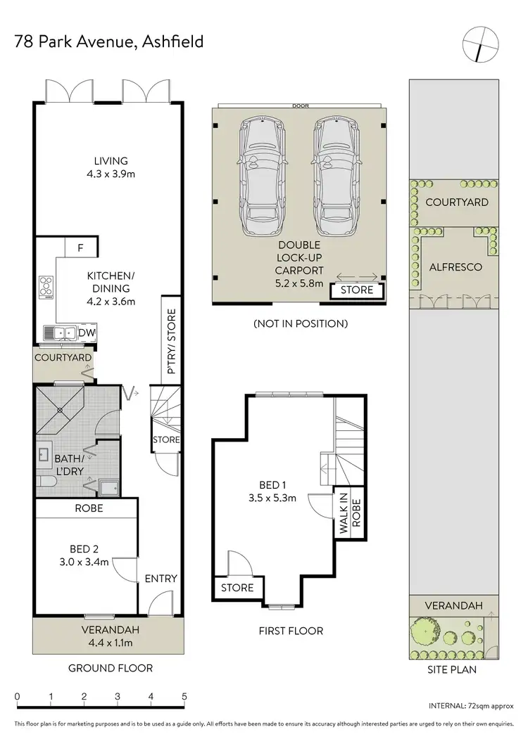 Floorplan of Homely house listing, 78 Park Avenue, Ashfield NSW 2131