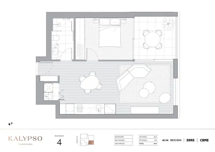 Floorplan of Homely apartment listing, 4/63 Fletcher Street, Tamarama NSW 2026