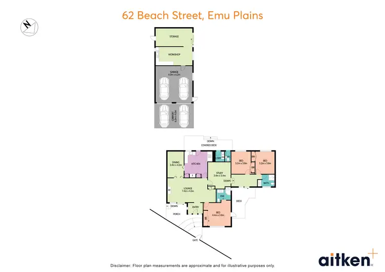 Floorplan of Homely house listing, 62 Beach Street, Emu Plains NSW 2750