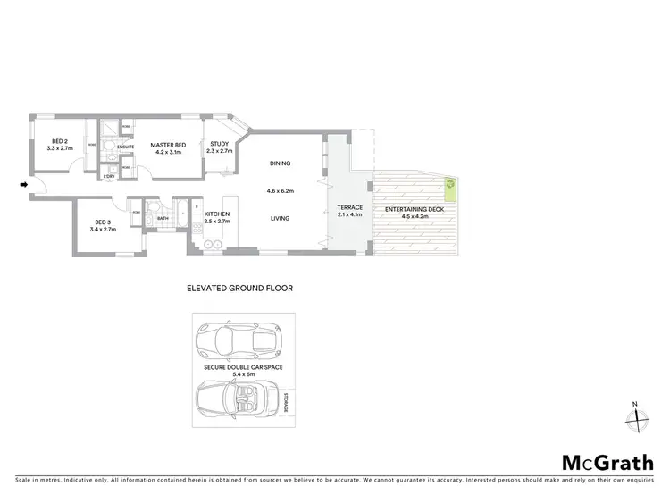 Floorplan of Homely apartment listing, 1/134 Brook Street, Coogee NSW 2034