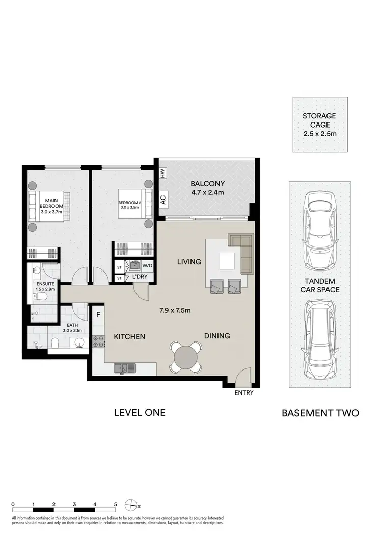 Floorplan of Homely apartment listing, 11/505 Rocky Point Road, Sans Souci NSW 2219